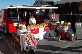 Verkauf auf dem Markt